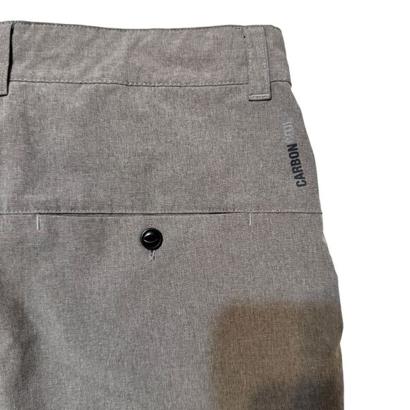 IM Imperial Motion 32 9.5" Gray Carboncool Flex Tech Wicking Active Shorts Golf - Picture 5 of 6